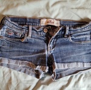 3/$15 Hollister Size 0 jean shorts